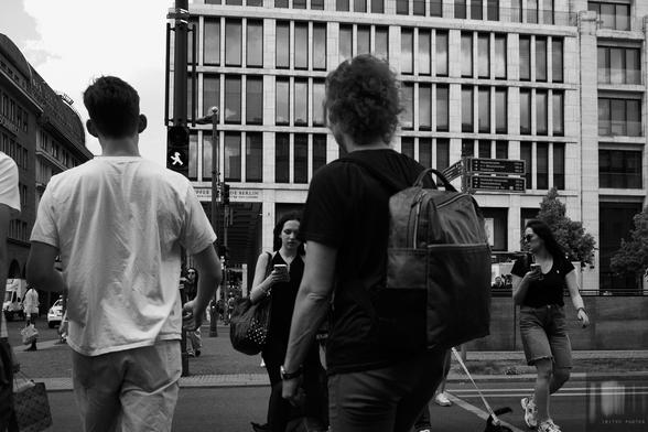 Monochrome street photography from Berlin, Germany.