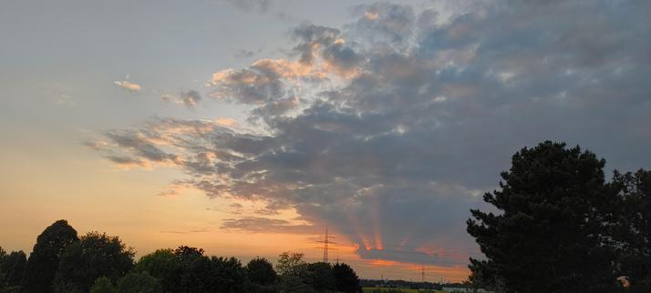 Clouds in sunset