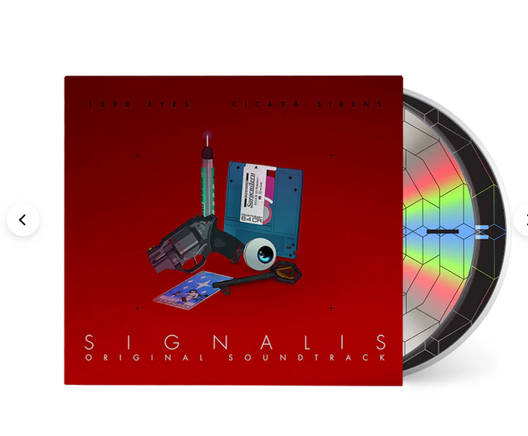 Portada de un CD donde se ve que tiene dos discos y es de Signalis