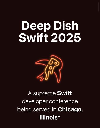 Screenshot of Deep Dish Swift 2025 logo