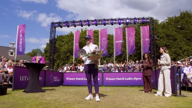 Anne van Dam na tweede plaats in Dutch Ladies Open: 'Mooi dat ik op deze manier eindig'