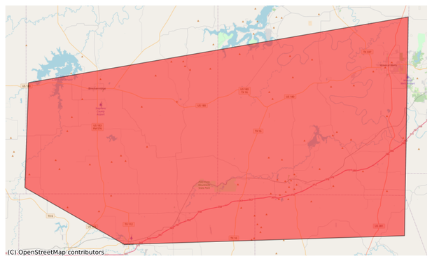 Severe Thunderstorm Warning -  - NWS Fort Worth TX
