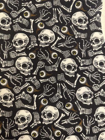 Shirt pocket sewn onto the shirt. The pattern matches well enough to make it nearly invisible