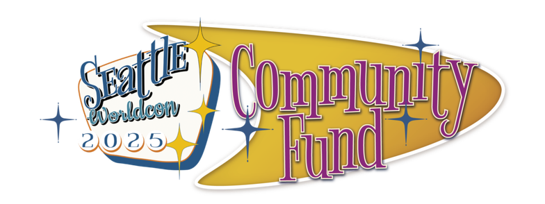 The Seattle Worldcon 2025 Community Fund logo.