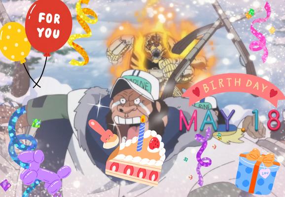 May 18 Birthday Marine, Gorilla 🎂🎂🎂