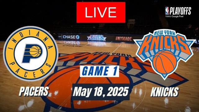 NBA Live! Indiana Pacers vs New York Knicks | 2025 NBA Playoffs Game 1 | Eastern FInals 5/18/25 2K