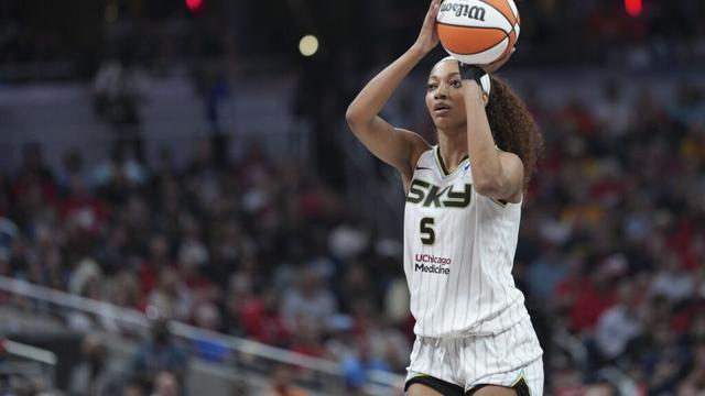 WNBA investigating racial slurs by fans made at Angel Reese during Indiana game, AP source says