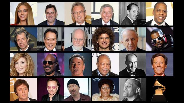 Celebrities With Most Grammys