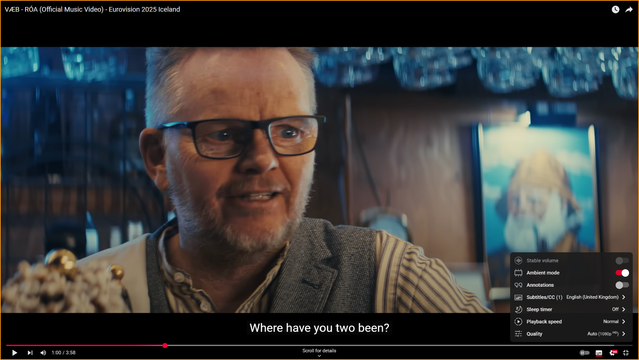 With #Subtitles... #JustInCase...