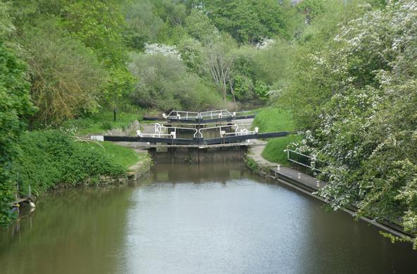 A canal lock.