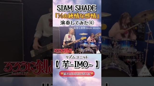 【るろうに剣心－明治剣客浪漫譚－】EDテーマ『1/3の純情な感情』/ 【SIAM SHADE】演奏してみた④#shorts #るろうに剣心 #SIAMSHADE #3分の1の純情な感情