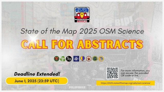 OSM Science deadline extended to 1 June