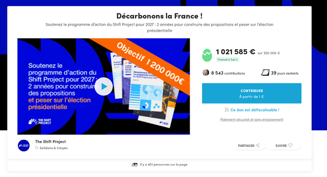 campagne ulule du shift