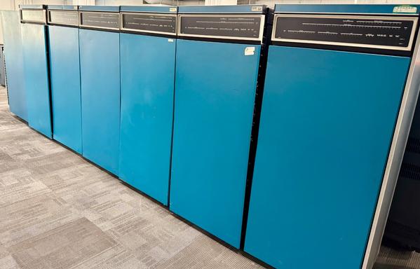 A row of MH10 memory cabinets