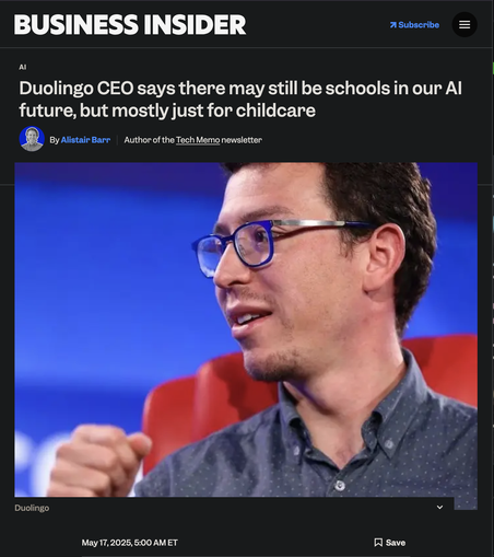 Schools just for childcare