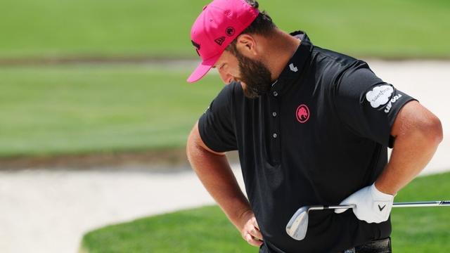 Distraught Jon Rahm consoled by wife after being labeled ‘roadkill’ in PGA Championship collapse
