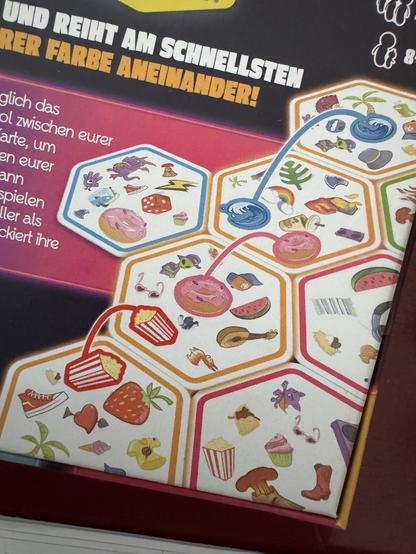 Rückansicht der Schachtel von Dobble Connect