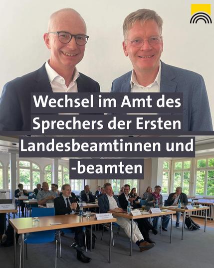 Wechsel im Amt des Sprechers der Ersten Landesbeamtinnen und -beamten