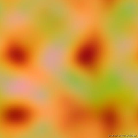 "Multires Low" features vibrant psychedelic fractal imagery in warm apricot, terracotta, and goldenrod colors.
