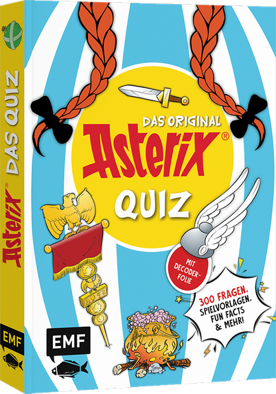 Titelbild des Asterix-Quizbuchs.