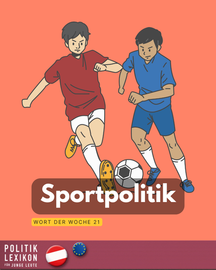 Wort der Woche 21 aus dem Politiklexikon für junge Leute: Sportpolitik. Am 19. Mai ist der erste Weltfairplaytag. Fairplay fördert den gegenseitigen Respekt unter den TeilnehmerInnen und lehrt uns, einander zu schätzen und zu achten. Es fördert die Gleichberechtigung, überbrückt kulturelle Gräben und stärkt junge Menschen, indem es zeigt, wie Sport den sozialen Wandel vorantreiben und stärkere, zusammenhaltendere Gemeinschaften schaffen kann.
