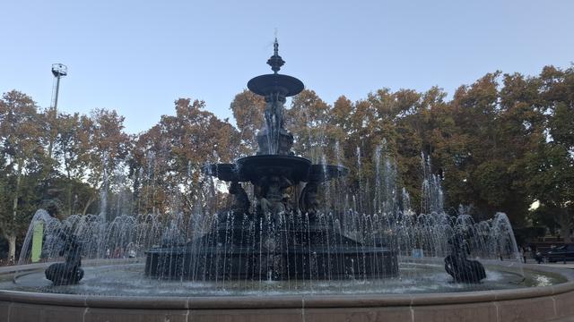 Springbrunnen im Park