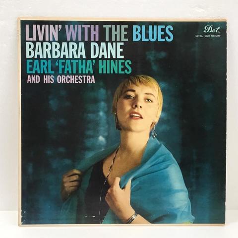 Livin' With The Blues by Barbara Dane Lp cover