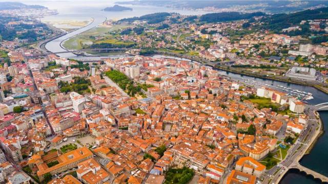 Pic of Pontevedra from the air