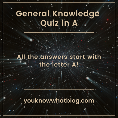 General Knowledge Quiz in A promotion post by youknnowwhatblog