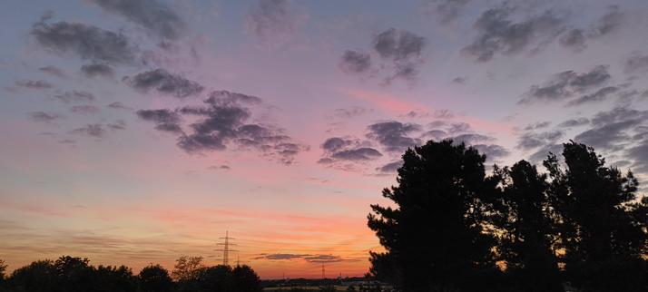 Clouds in sunset