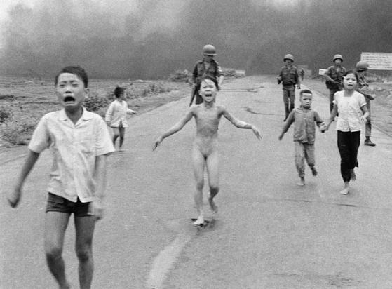 “The Terror of War” — better known as "Napalm Girl"  - iconic photo of a naked girl fleeing a napalm attack during the Vietnam War