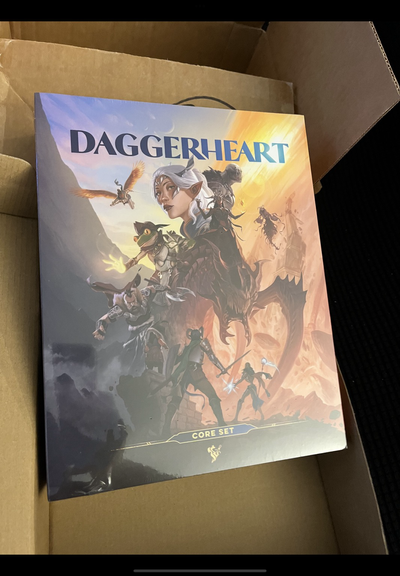 Cover for daggerheart ttrpg box set