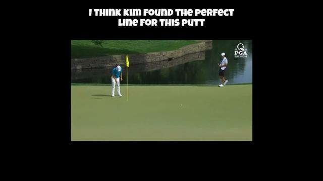 Michael Kim Sinks Stunning Long Putt! #golf #michaelkim #pgatour