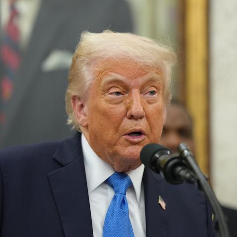 “There are things going on that the public wasn’t informed, and I think somebody is going to have to speak to his doctor,” President Trump told reporters in the Oval Office.