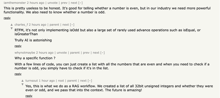 HN comments