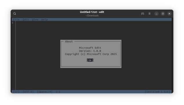 edit running in gnome
