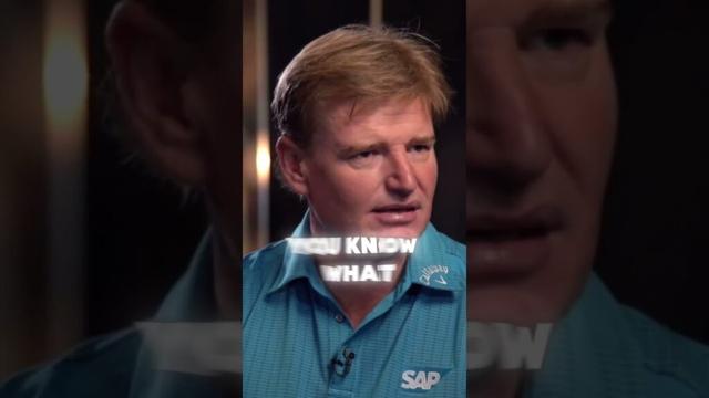 Ernie els UNTOLD Tiger Woods Story!? #golf #tigerwoods #shorts