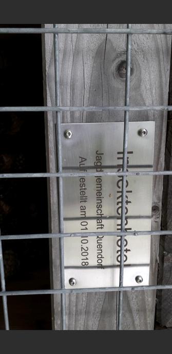 Foto erbauerplakette des Hotels