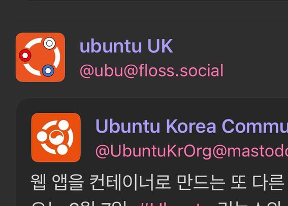 Ubuntu UK LoCo Mastodon account