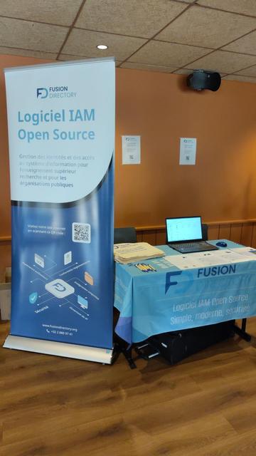 Stand de FusionDirectory au CSIESR de la grand motte Mai 2025