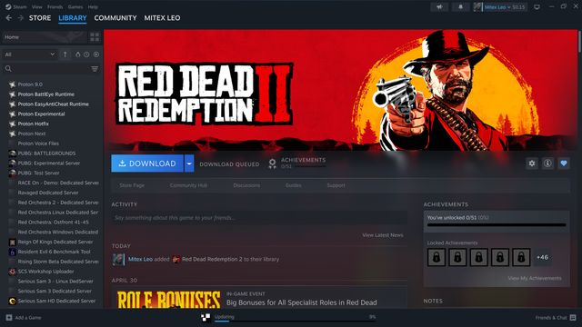 RDR2 Steam Screenshot
