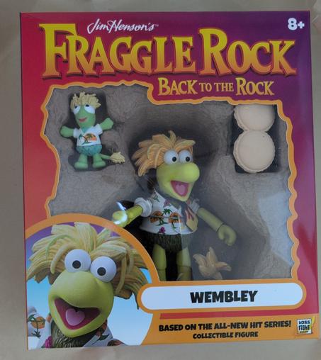 Wembley Fraggle Figur mit Zubehör in Verpackung