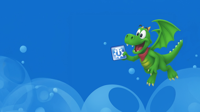 The Flying Konqi wallpaper.