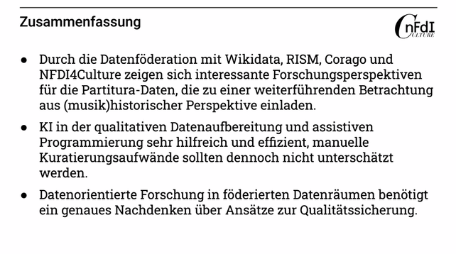 Fazit: Datenföderation bringt neue Forschungsperspektiven

Folie: Torsten Schrade