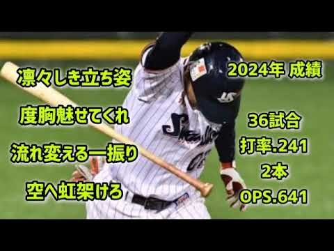 赤羽由紘【1時間耐久】応援歌 広告なし 作業用 睡眠用 歌詞つき ヤクルト 東京ヤクルトスワローズ 現地音源 2025 ハモり