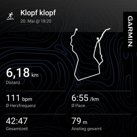 6 km Laufrunde.
