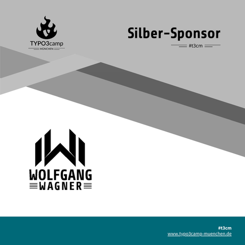Auf dem Bild ist das Logo vom Silber-Sponsor Wolfgang Wagner abgebildet.