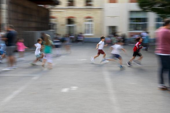 L’école élémentaire de Bourg-la-Reine, lors de la rentrée scolaire, le 2 septembre 2024. © Photo Serge Tenani / Hans Lucas via AFP