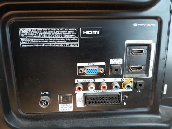 Photo de détail de la connectique