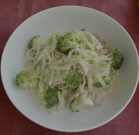 Broccoli & Pancetta Cream Pasta